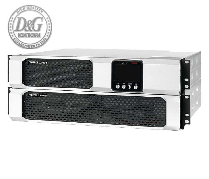 UPS AEG Protect D. 3000VA / 2700W, Online, Rackmount ТЗИ