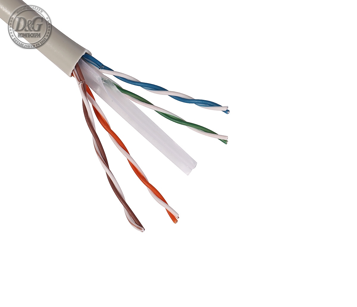 Кабел SeaMAX SC-U/UTP-C6-PVC, 23AWG U/UTP, cat. 6, 4P, PVC, 305m