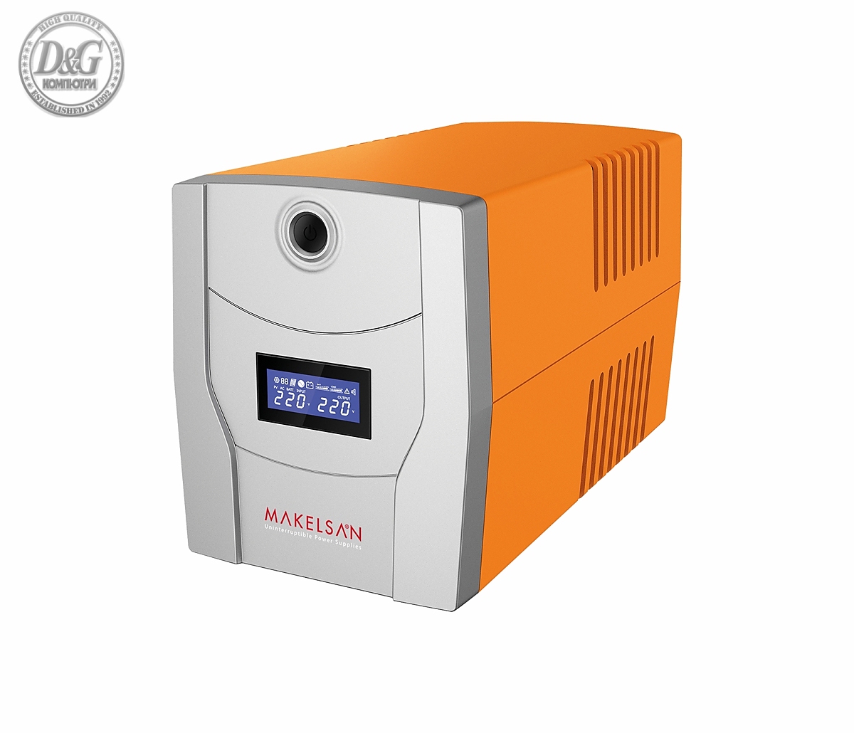 UPS Makelsan 1500VA/ 900W Lion X ТЗИ, 2 x 12V 9Ah, LED, USB