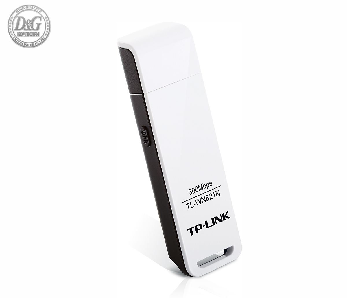 Безжичен адаптер TP-LINK TL-WN821N, USB, Atheros, 2T2R, 2.4Ghz, 802.11n/g/b