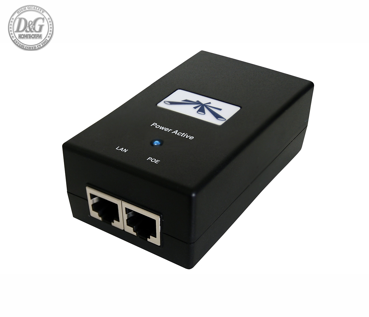 PoE Инжектор, Ubiquiti, POE-48-24W, 48VDC, 24W