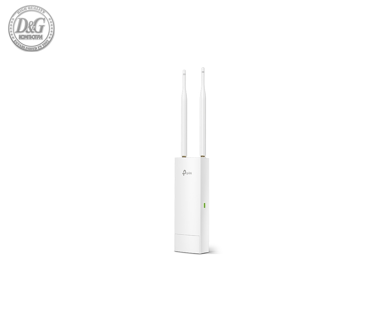 Tочка за достъп TP-LINK EAP110-Outdoor, 300Mbps, 2.4GHz, 2 x 5dBi omni антена, IP65 външен монтаж