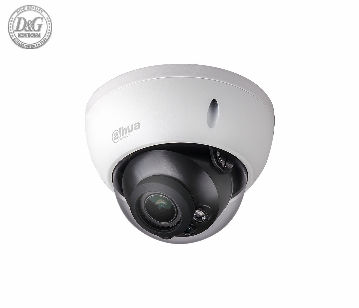 Kамера Dahua HAC-HDBW2241R-Z-27135, 2MP, куполна, HDCVI, 1080p, 2,7-13,5мм, ден/нощ 30м.,IP67, IK10, DC12V