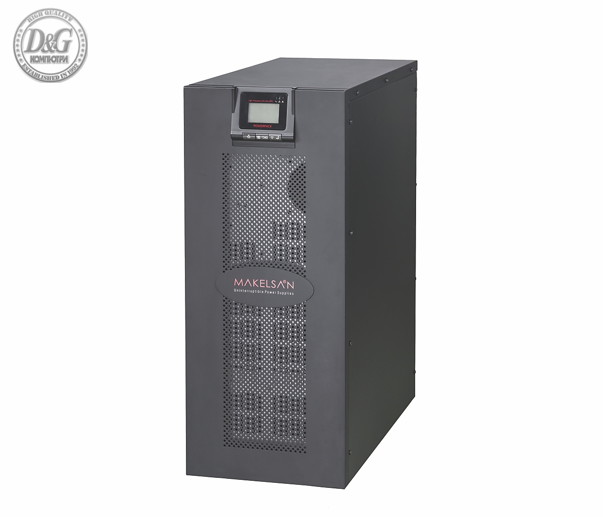 UPS Makelsan 10kVA/ 7kW Powerpack DSP, Online ТЗИ, 1/1ph, 20x7Ah