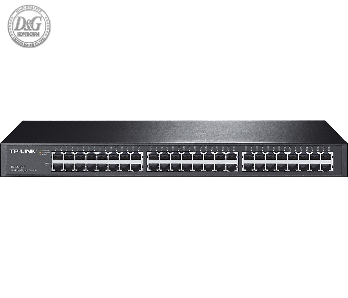 48-Port Gigabit Rackmount комутатор