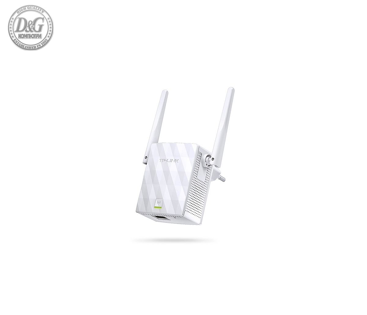 Удължител на обхват TP-LINK TL-WA855RE, N300, 2 външни антени, директно захранване