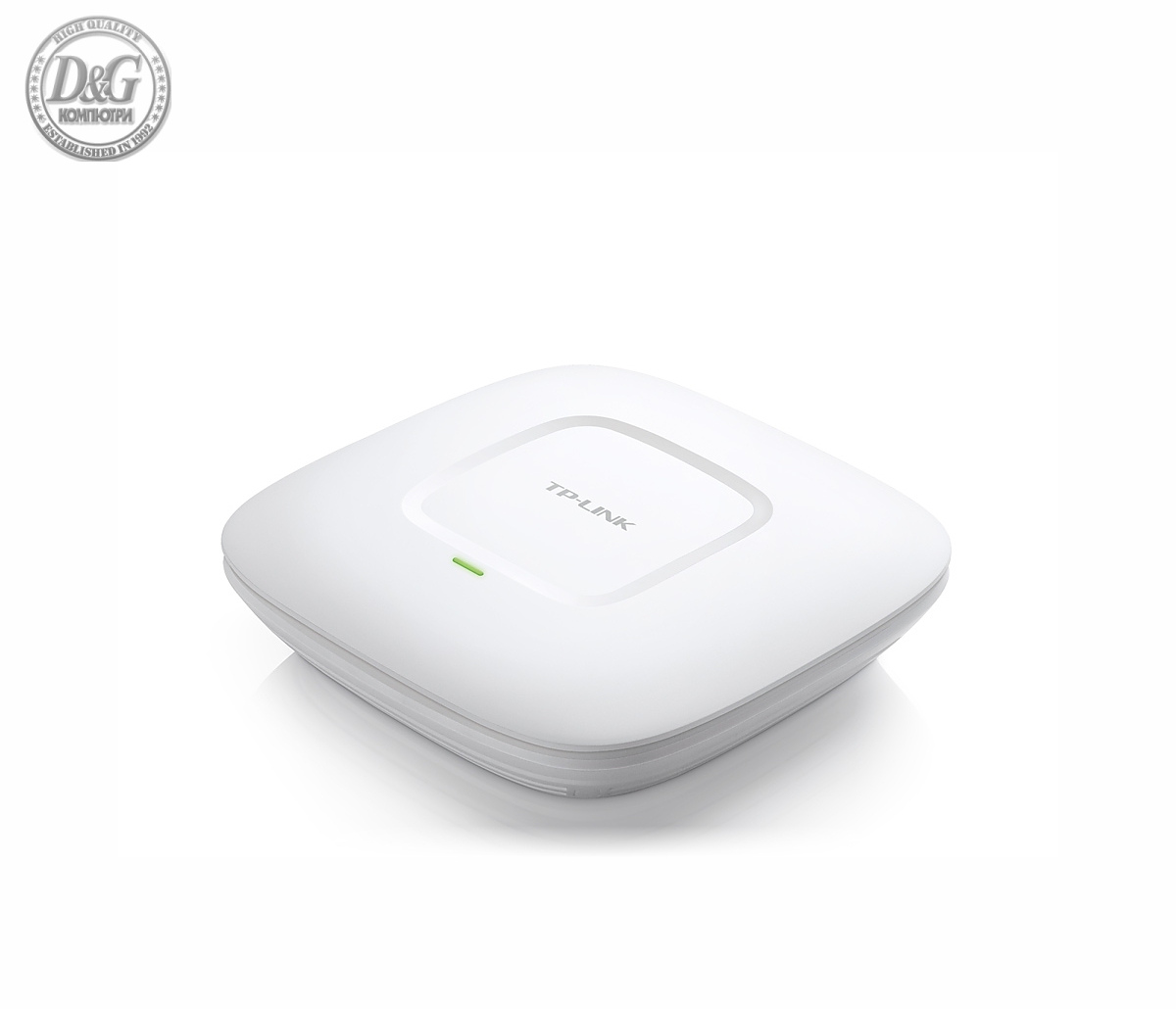 Tочка за достъп TP-LINK EAP115, 300Mbps, 2.4GHz, 100Mbps порт, IEEE802.3af PoE, таванен монтаж