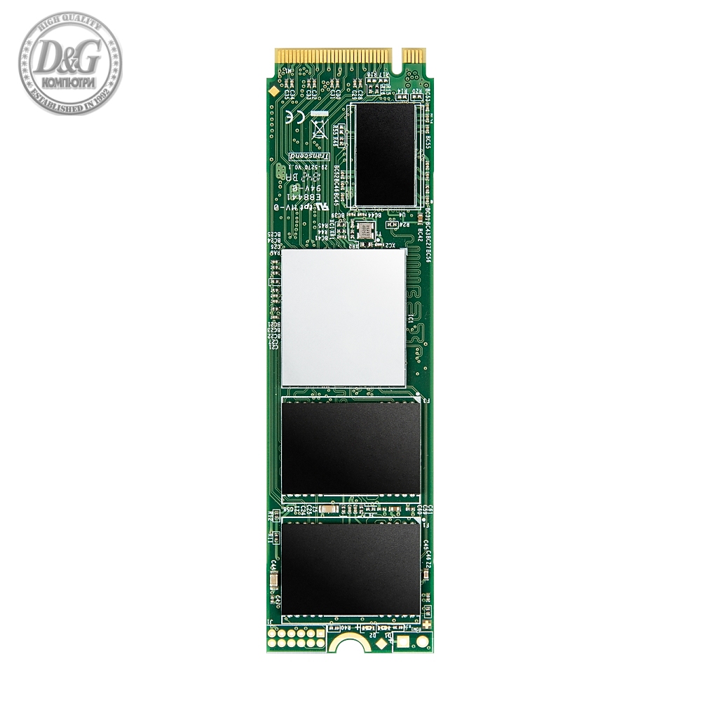 Transcend 1TB, M.2 2280, PCIe Gen3x4, M-Key, 3D TLC, with Dram