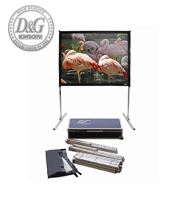 Elite Screen Q120V1, 120" (4:3), 243.8 x 182.9 cm, Black