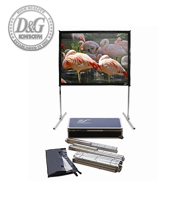 Elite Screen Q120H1, 120" (16:9), 265.7 x 149.6 cm, Black