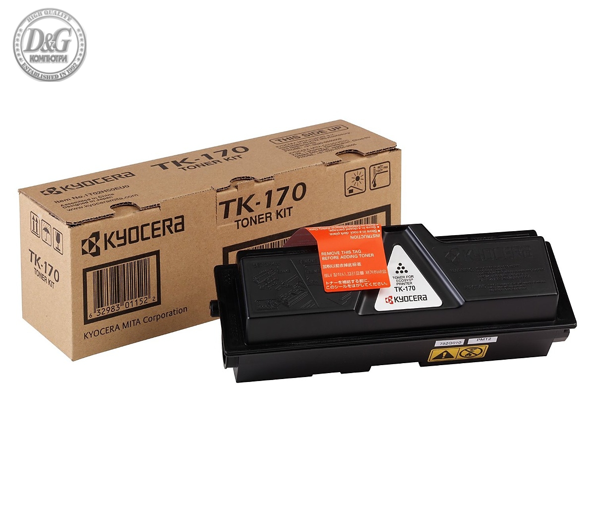 Тонер касета Kyocera TK-170, черна