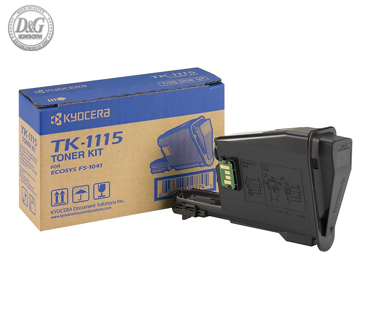 Тонер касета Kyocera TK-1115 черна