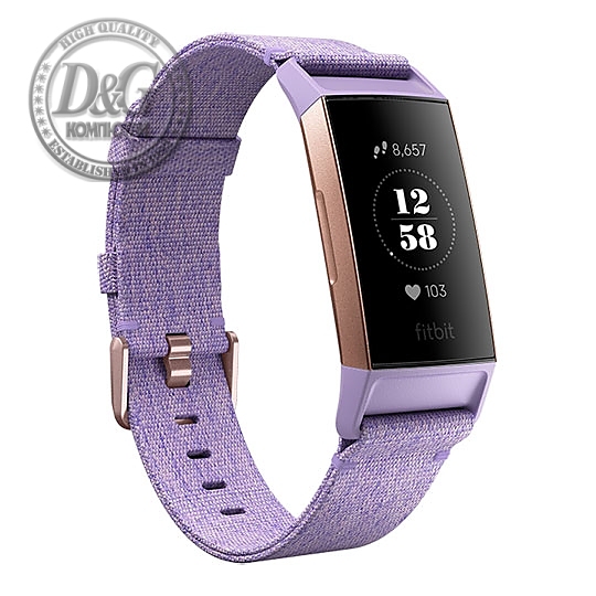 Fitbit Charge 3 Special Edition NFC, Lavender Woven