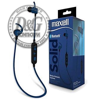 Безжични блутут слушалки тапи MAXELL BT100 SOLID, Син