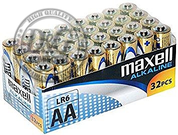 Алкални батерии MAXELL LR6 1,5V AA 32 бр. pack