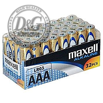 Алкални батерии MAXELL LR03 1,5V AAA 32 бр. pack