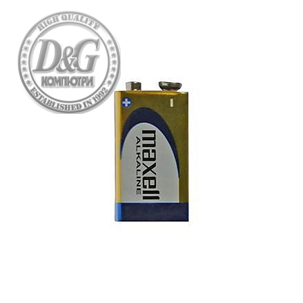 Алкална батерия MAXELL 6LF22 /6LR61/ /9V/ 1 бр., 12 бр/кут.