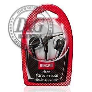 Слушалки  MAXELL color BUDS EB-95, In-Ear, Черен