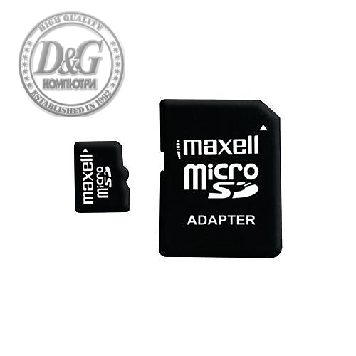 Карта памет Maxell micro SDHC, 16GB, Class 10,