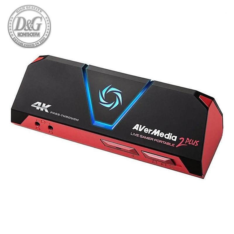 Външен кепчър AVerMedia LIVE Gamer Portable 2 Plus, USB