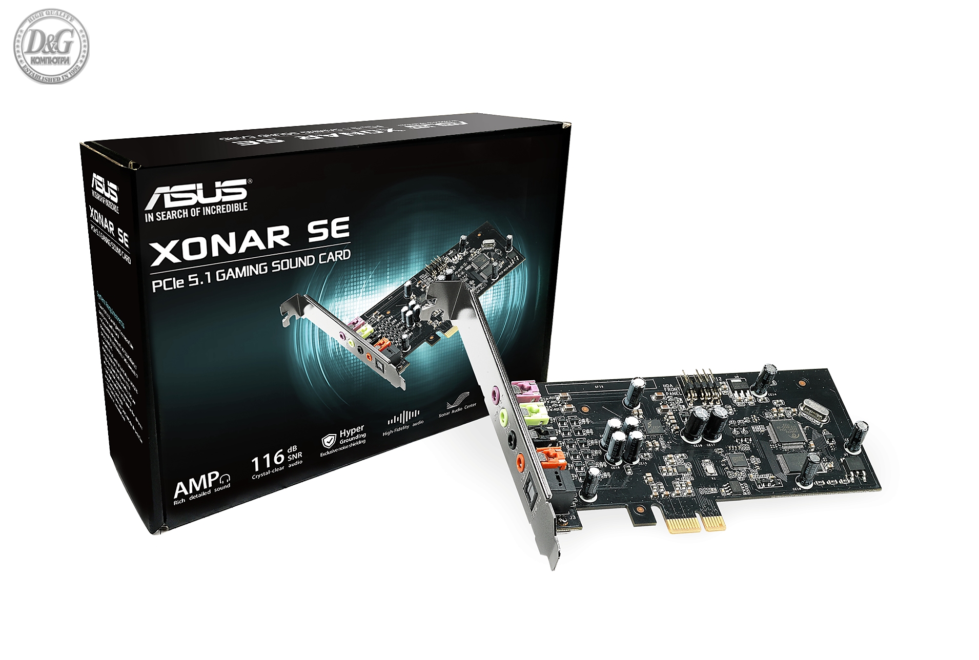 Звукова карта Asus Xonar SE 5.1 Gaming Audio PCIe