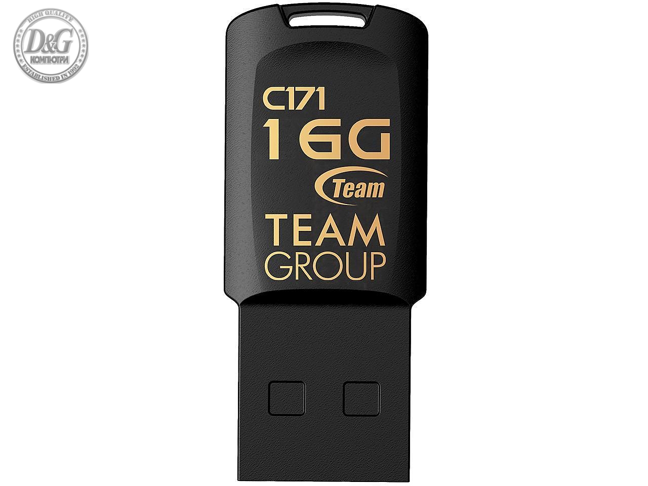 USB памет Team Group C171 16GB USB 2.0, Черен