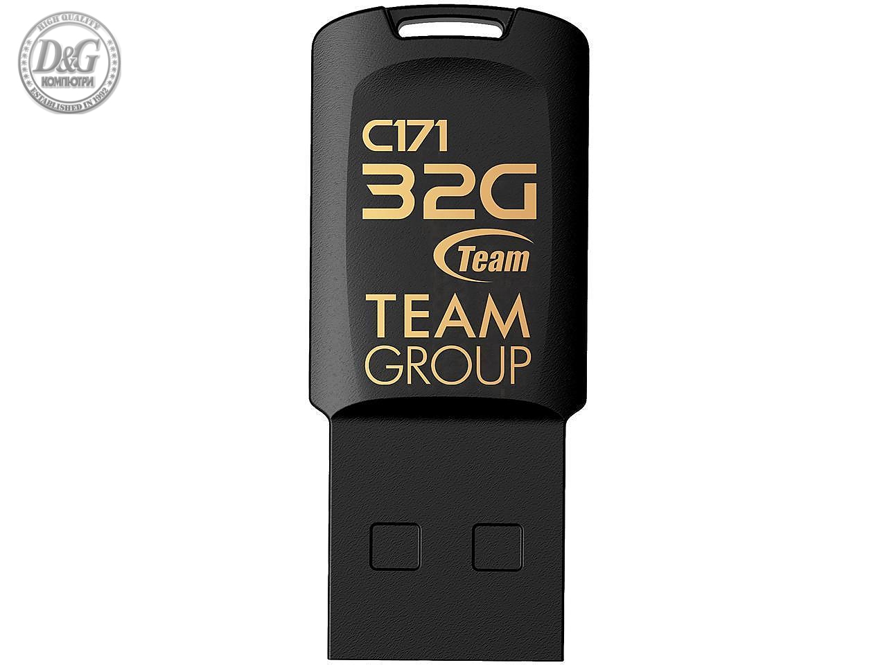 USB памет Team Group C171 32GB USB 2.0, Черен