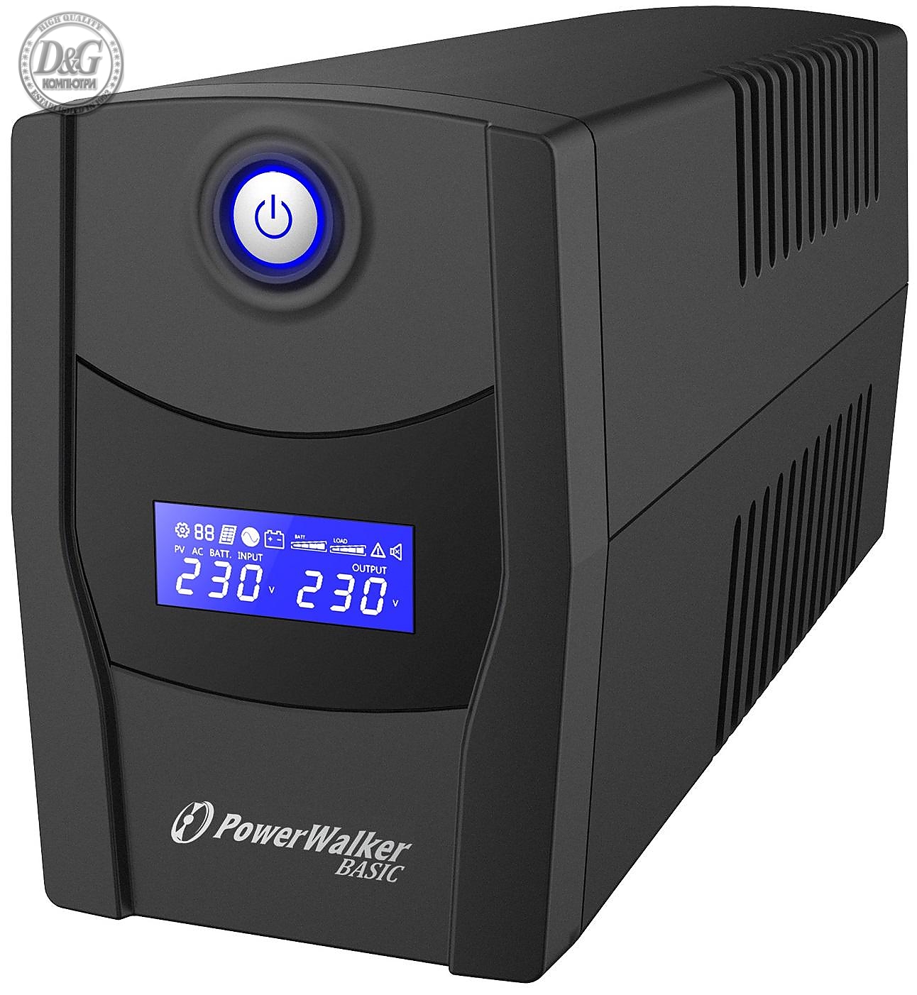 UPS POWERWALKER VI 600 STL, 600VA Line Interactive