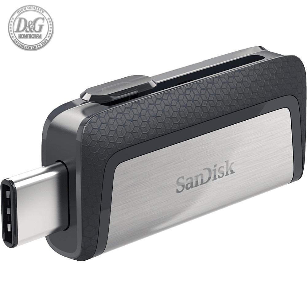 USB памет SanDisk Ultra Dual Drive USB 3.0/ Type-C, 128GB