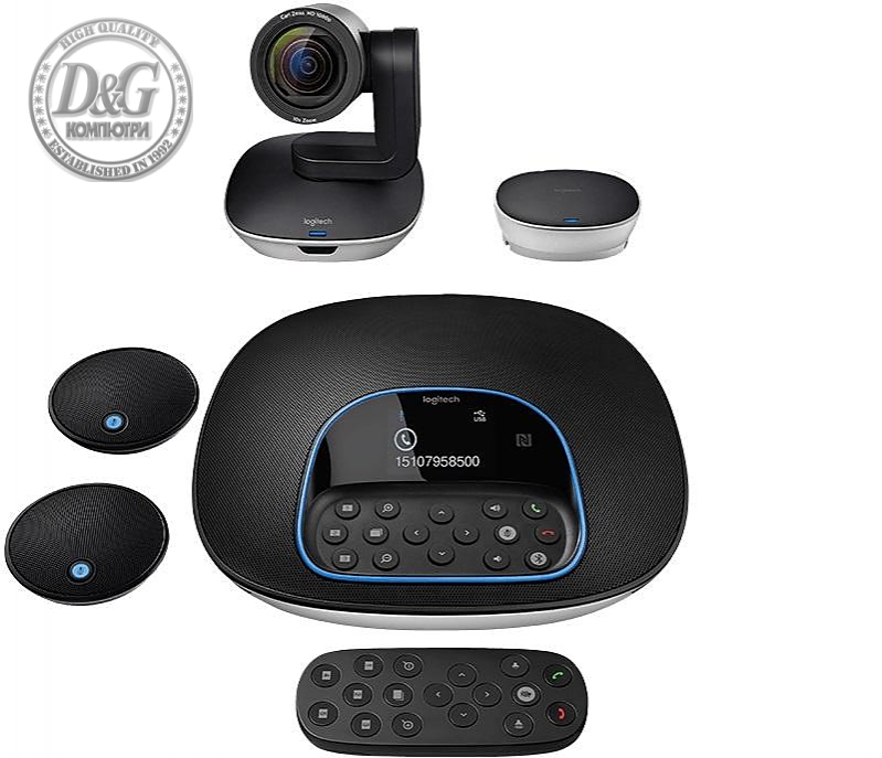 Видеоконферентна камера LOGITECH ConferenceCam Group, Full-HD, USB2.0