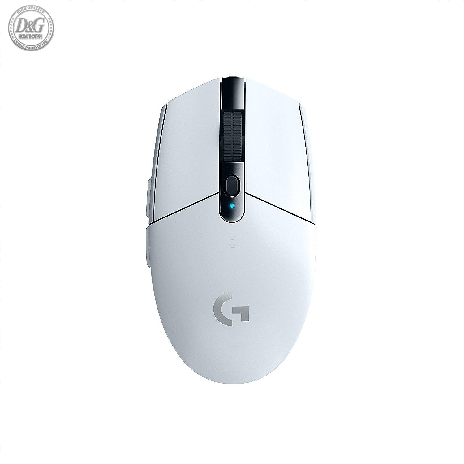 Геймърска мишка Logitech G305 Lightspeed Wireless Бял