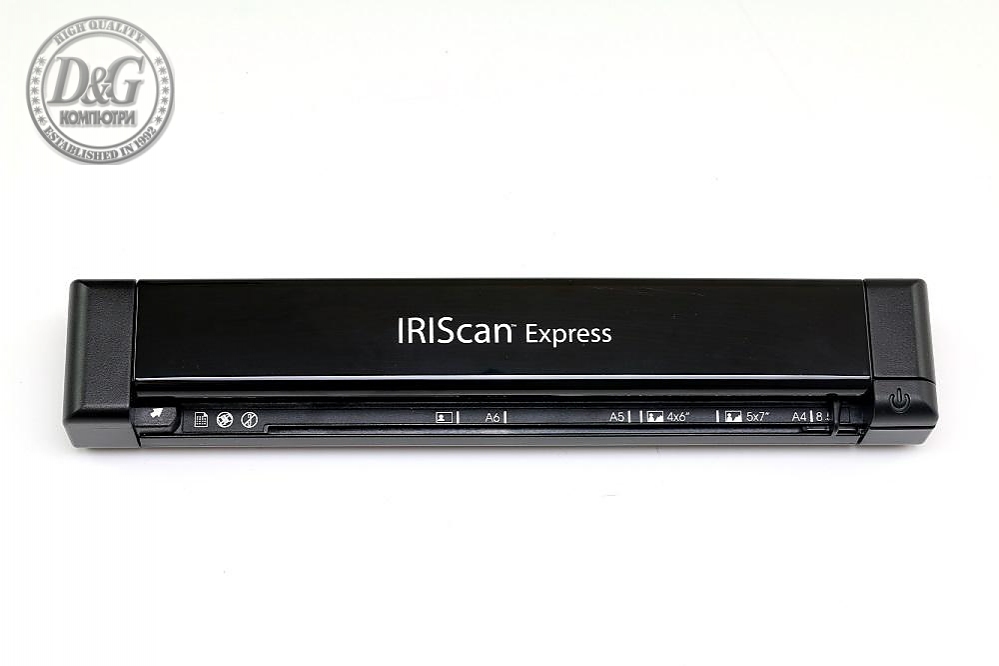 Преносим скенер iris IRIScan Express 4, A4, 8 стр/минута, USB 2.0