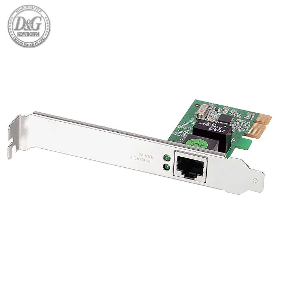 Мрежова карта EDIMAX EN-9260TX-E, PCI-ex, 10/100/1000 Gigabit Ethernet, low profile