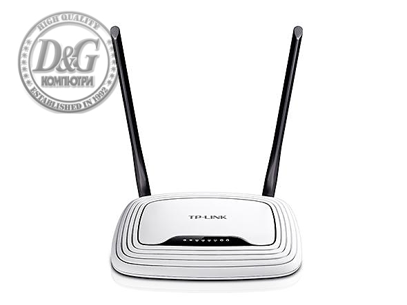 Безжичен рутер TP-LINK TL-WR841N, 300Mbps, 5dB антени