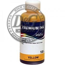Бутилка с мастило INKTEC за Canon CLI-221Y/821Y/521Y , Жълт, 100 ml