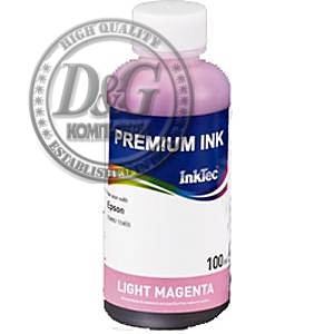 Бутилка с мастило INKTEC за Epson R200/R300,T0486, T0496, T0776, T0786 ,Светло  Червен, 1000 ml