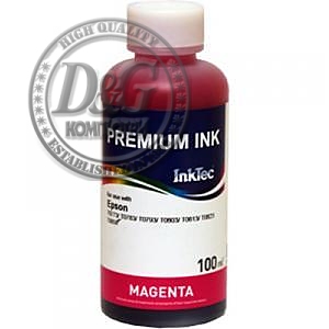 Бутилка с мастило INKTEC за Canon GI-490/790/890/990, Червен, 100 ml