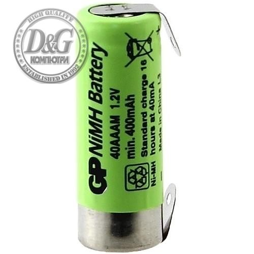 Акумулаторна батерия   NiMH 40AAAM/ST   2/3AAA  1.2V 400mAh 1бр. GP BATTERIES