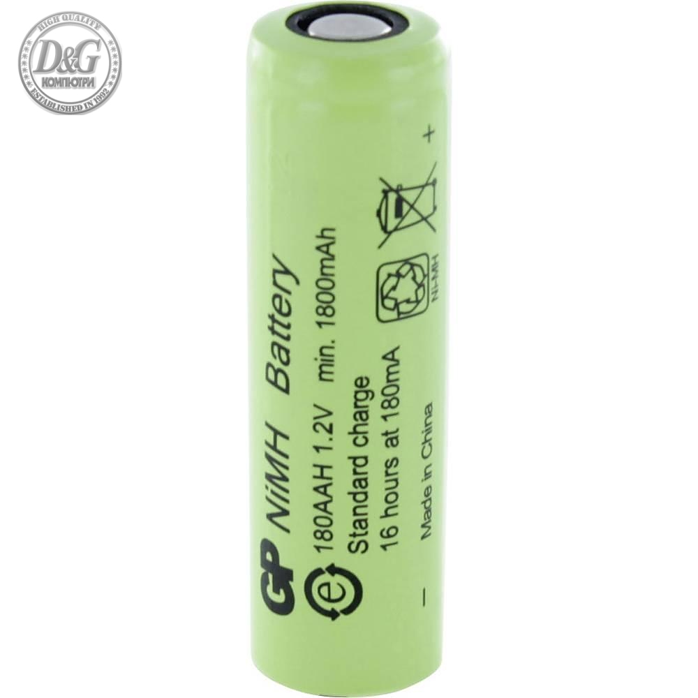 Акумулаторна Батерия R6 AA 180AAH-B  1800mAh NiMH 1 бр. BULK  Industrial GP