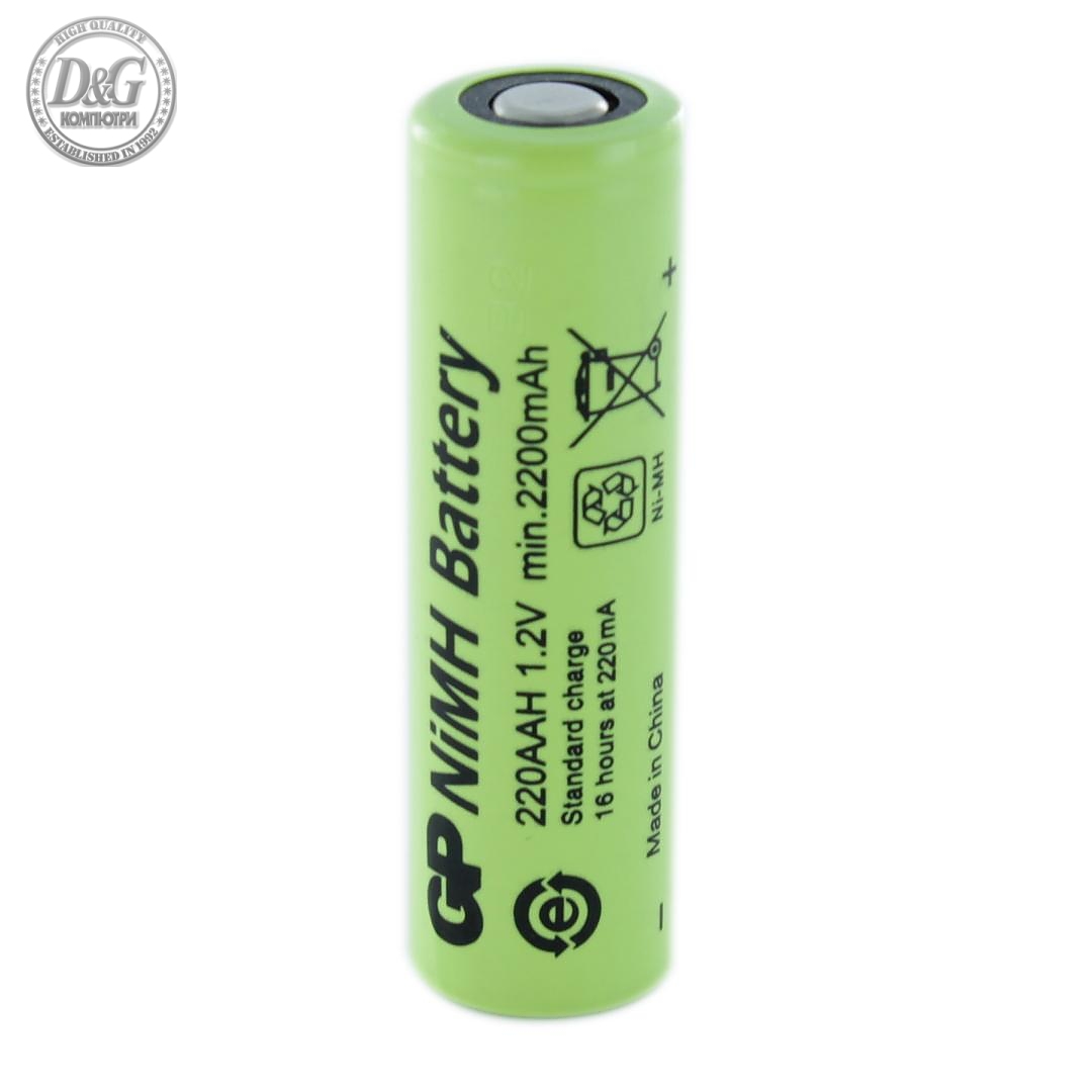 Акумулаторна Батерия R6 AA 220AAH-B  2200mAh NiMH 1 бр. BULK  Industrial GP