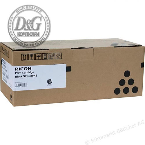 Тонер касета Ricoh SPC310HE, 7200 копия  Черен