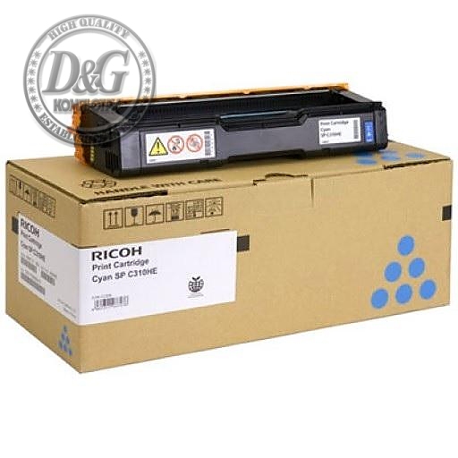 Тонер касета Ricoh SPC310HE, 6600 копия, Cyan