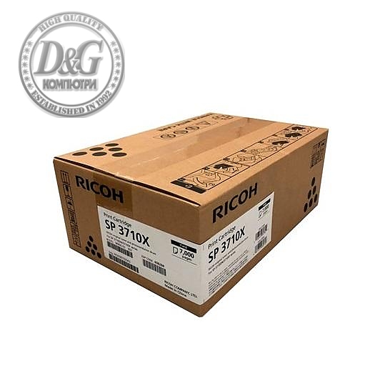 Тонер касета Ricoh SP 3710X, 7000 копия, 408285, Черен