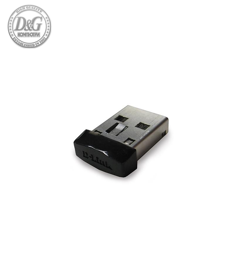 Безжичен адаптер D-Link Wireless N 150 Micro USB Adapter, WiFi, USB 2.0, DWA-121