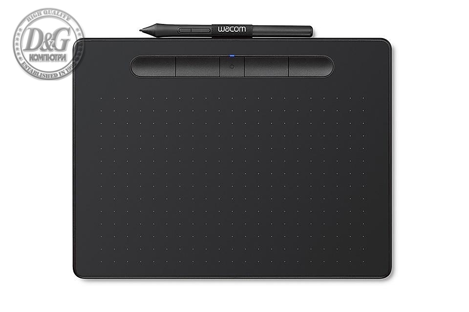 Графичен таблет Wacom Intuos М Bluetooth, черен