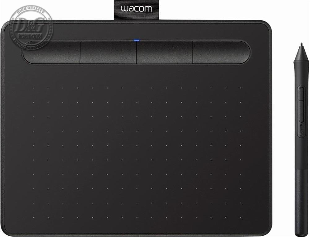 Графичен таблет Wacom Intuos S черен