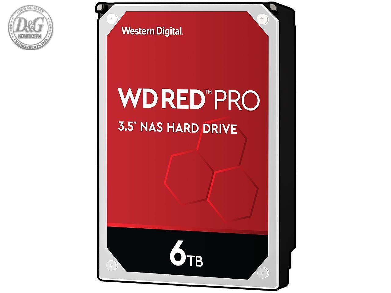 Хард диск WD Red Pro 6TB NAS 3.5&quot; 6TB 256MB 7200RPM