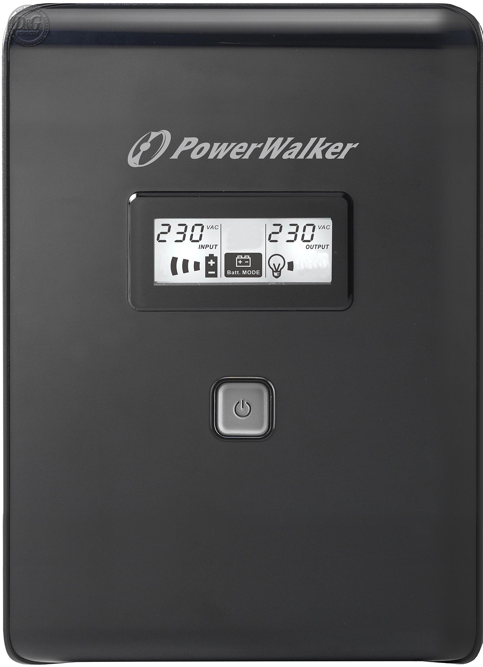 UPS POWERWALKER VI 2000 LCD, 2000VA, Line Interactive - Нарушена опаковка