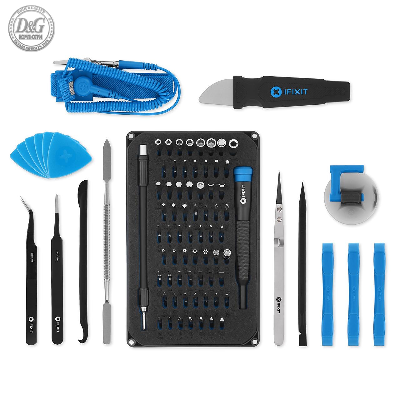 Професионални инструменти iFixit Pro Tech Toolkit - 64 Precision Bits