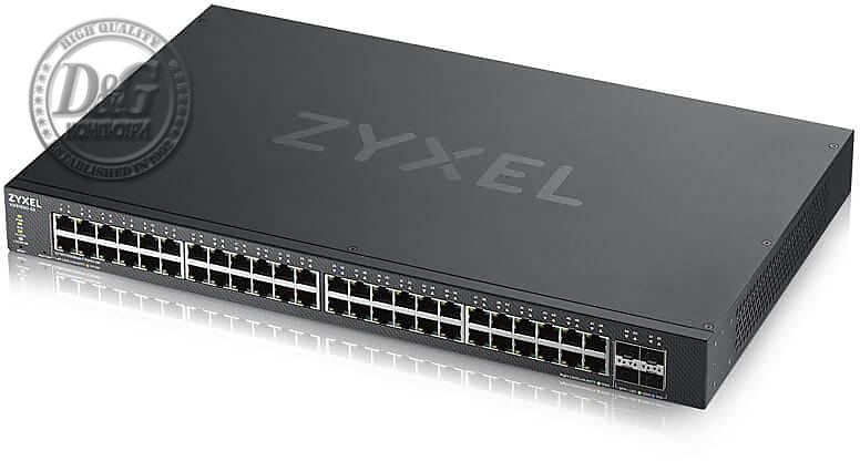 Суич ZYXEL XGS1930-52, 52 портов управляем L3, 48x Gigabit, 4x SFP+ порта